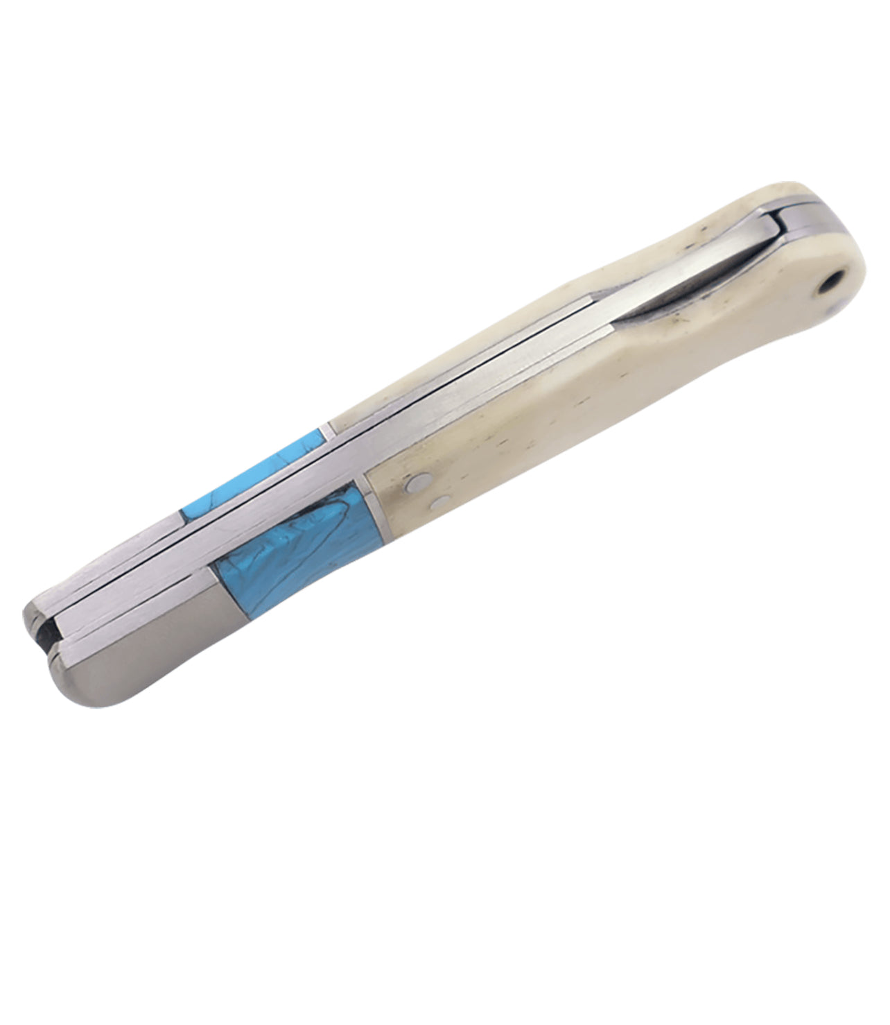 Bone and Turquoise Pocket Knife