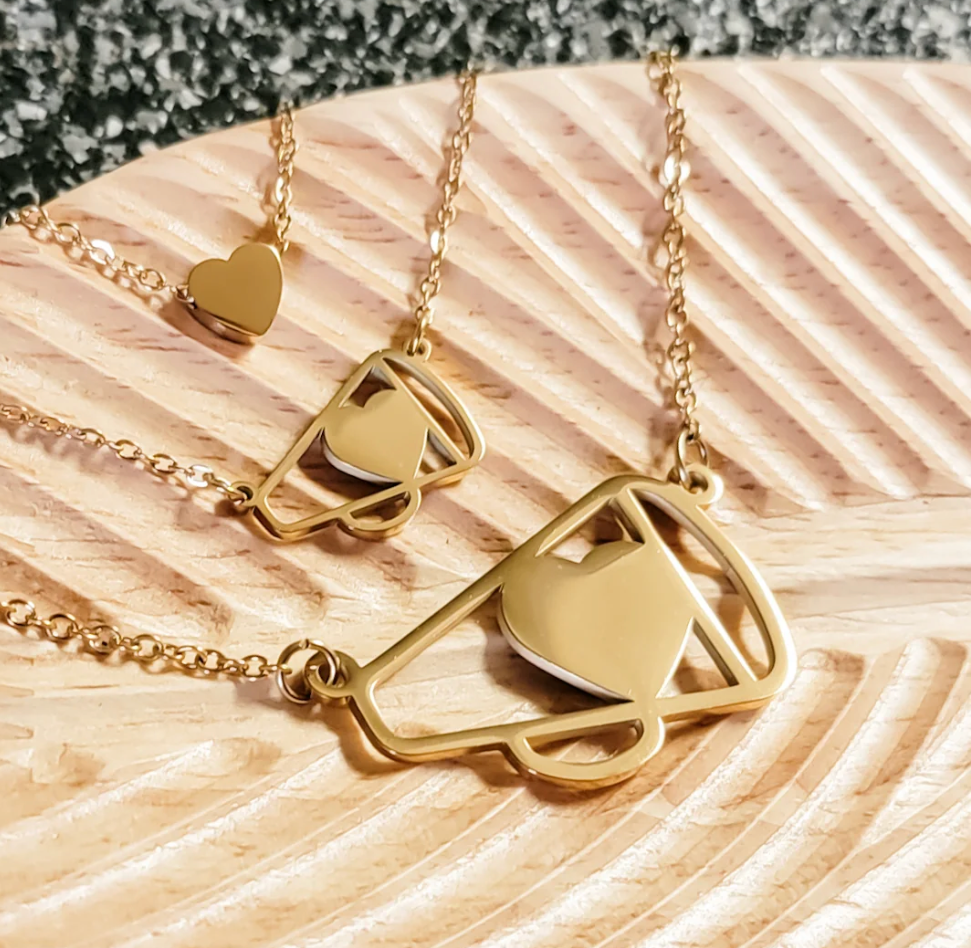 Personalized Megaphone Necklace