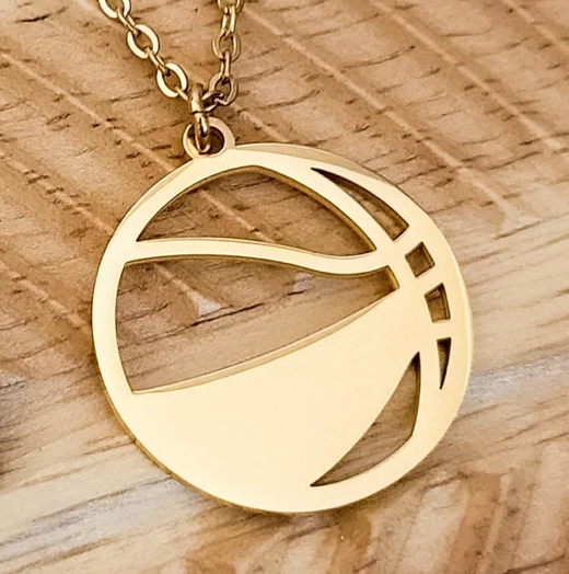 Personalized Basketball Name Necklace