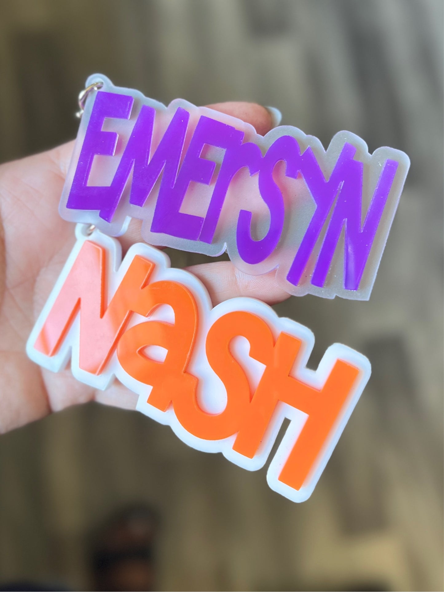 Name Bag Charm / Bag Tag