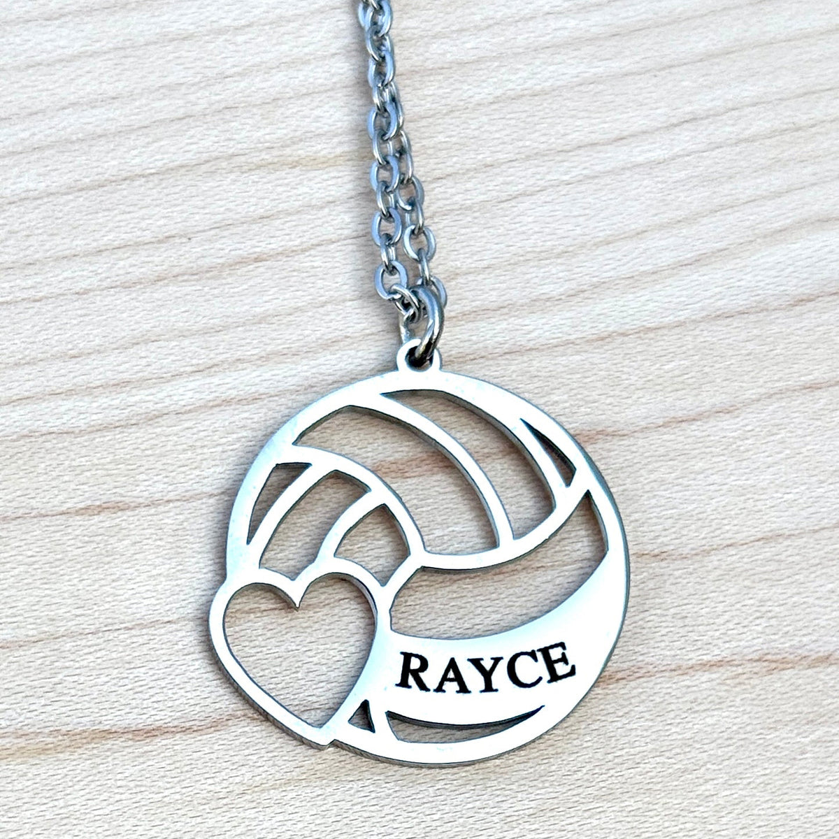 Personalized Volleyball Name Necklace