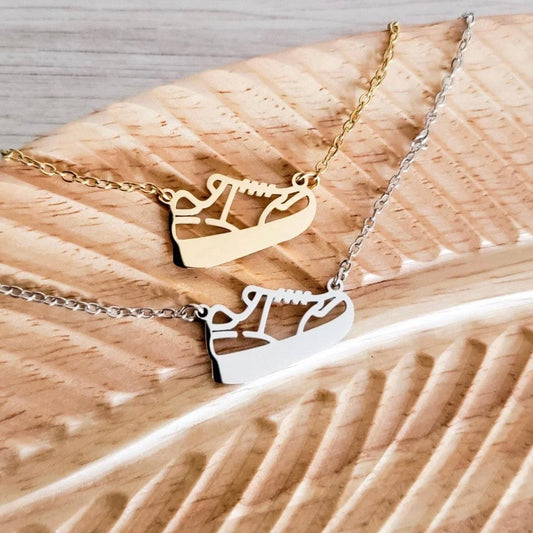 Personalized Running Shoe Name Necklace