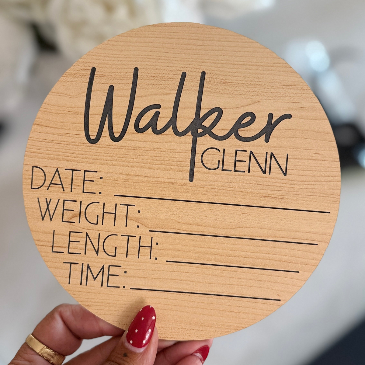Baby Stats Announcement