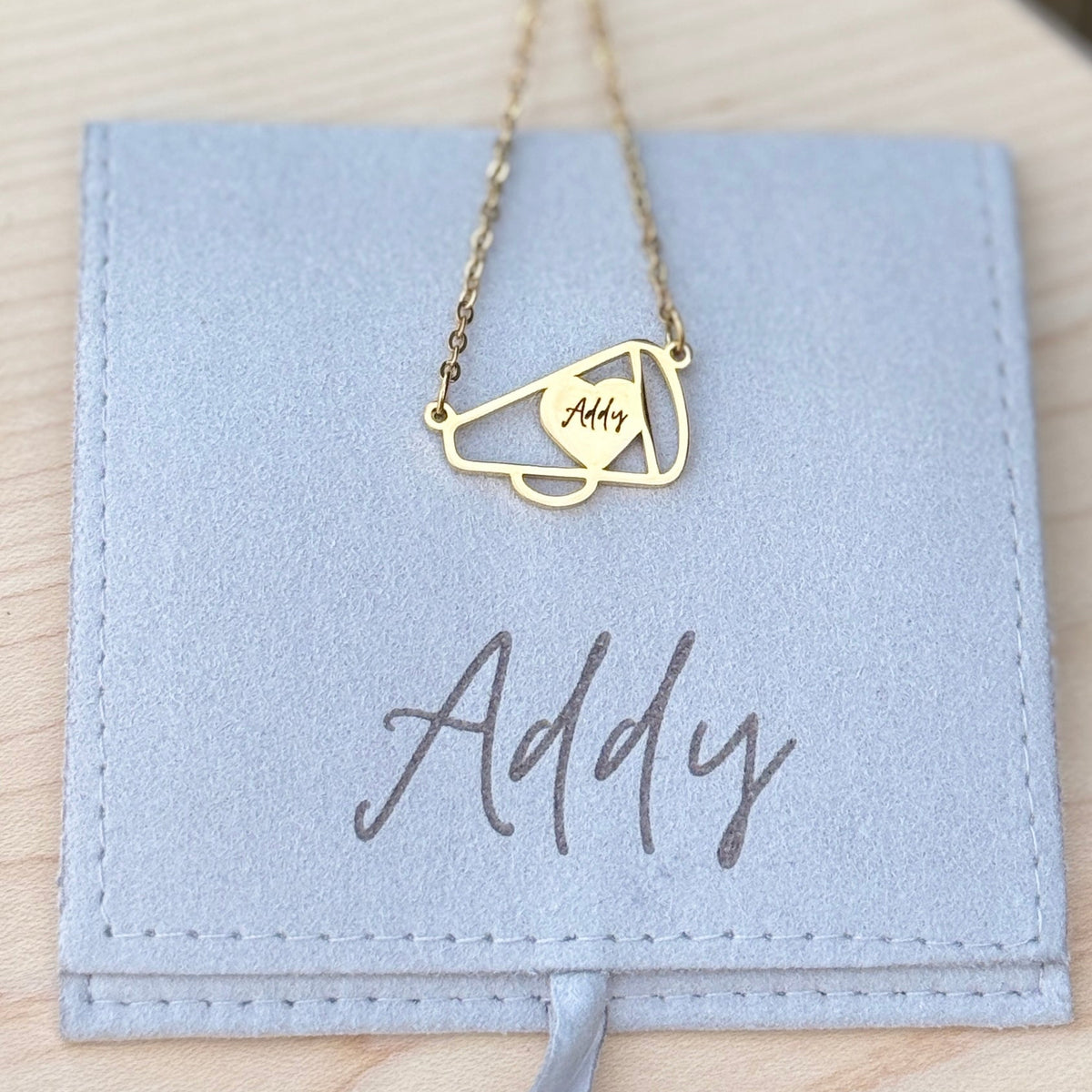 Personalized Megaphone Necklace