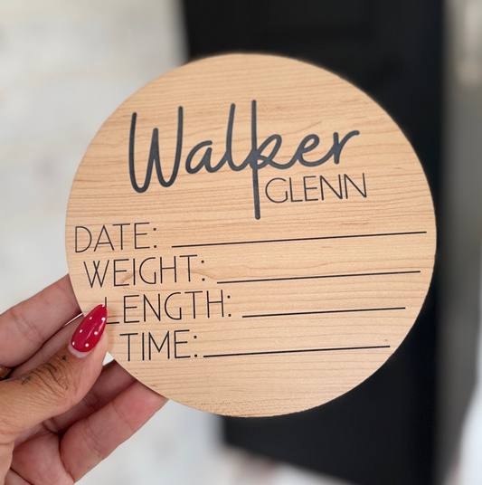 Baby Stats Announcement