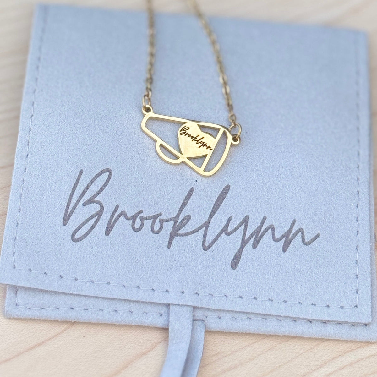 Personalized Megaphone Necklace