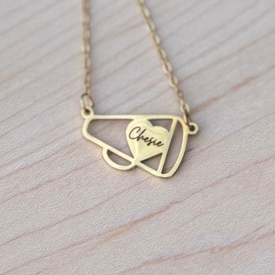 Personalized Megaphone Necklace