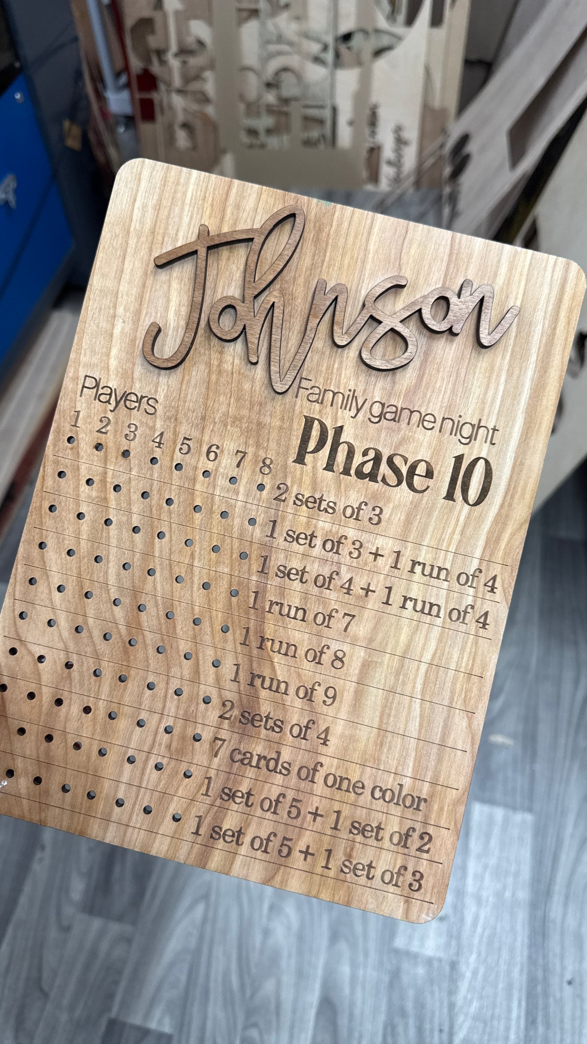 Phase 10 Game Tracker