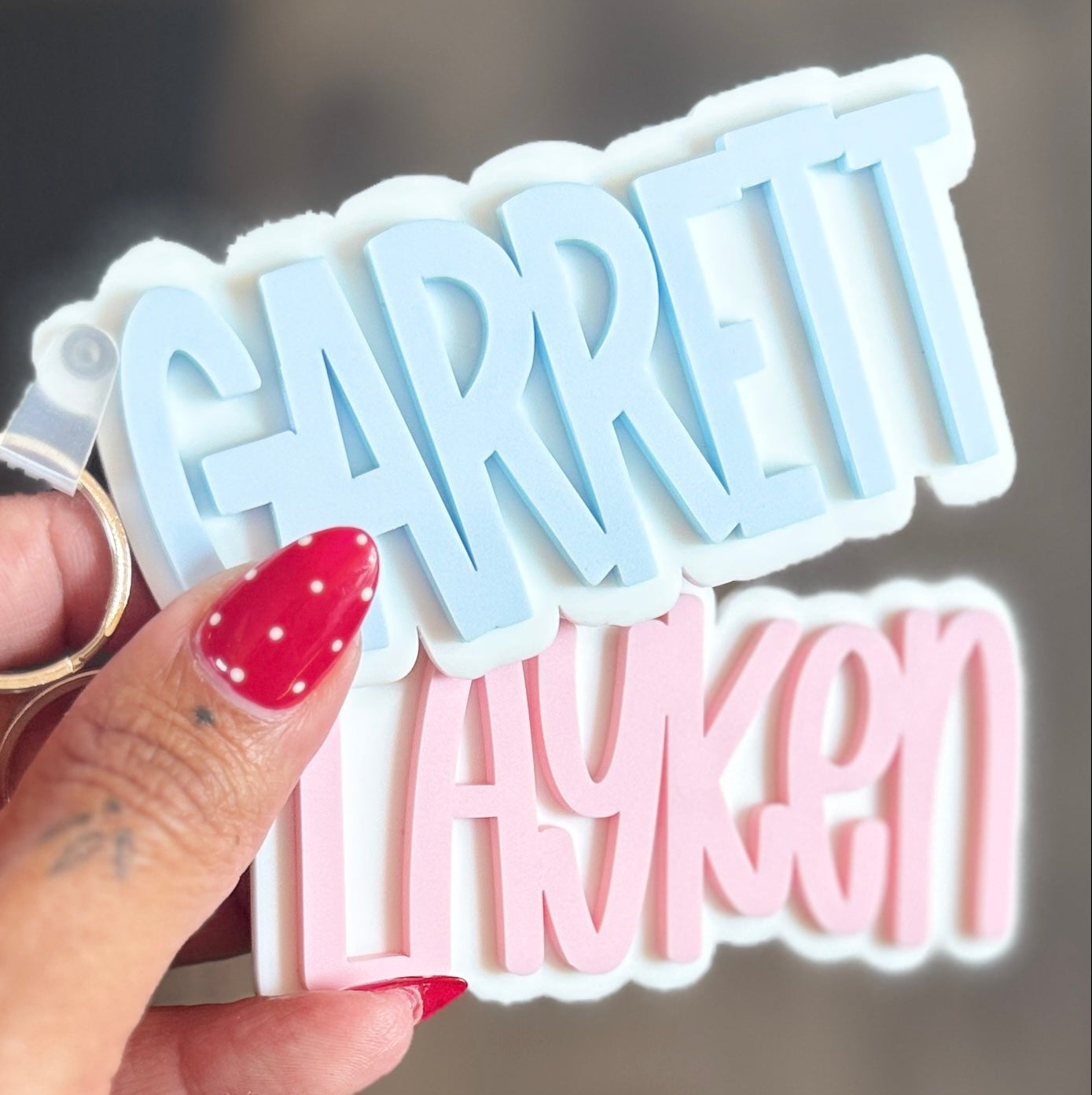 Name Bag Charm / Bag Tag