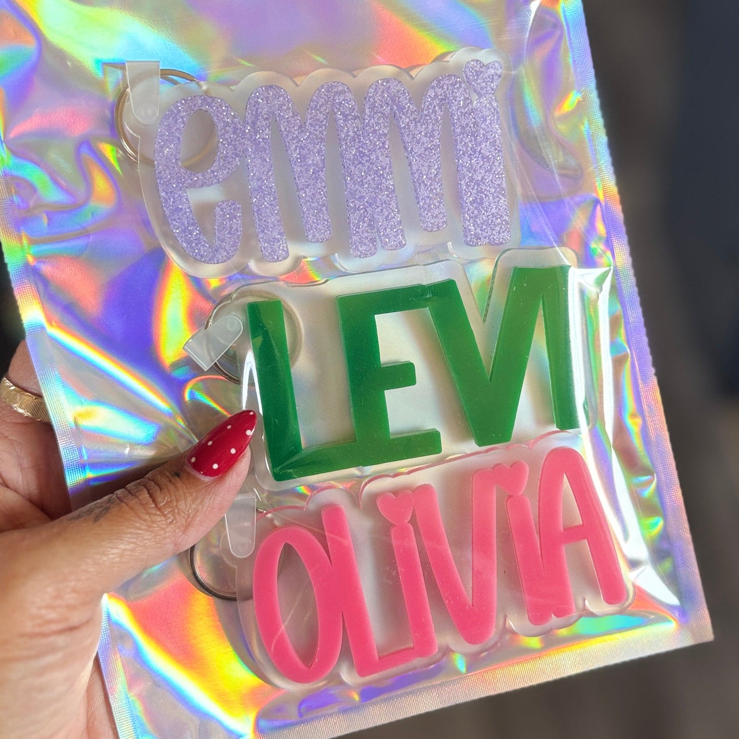 Name Bag Charm / Bag Tag