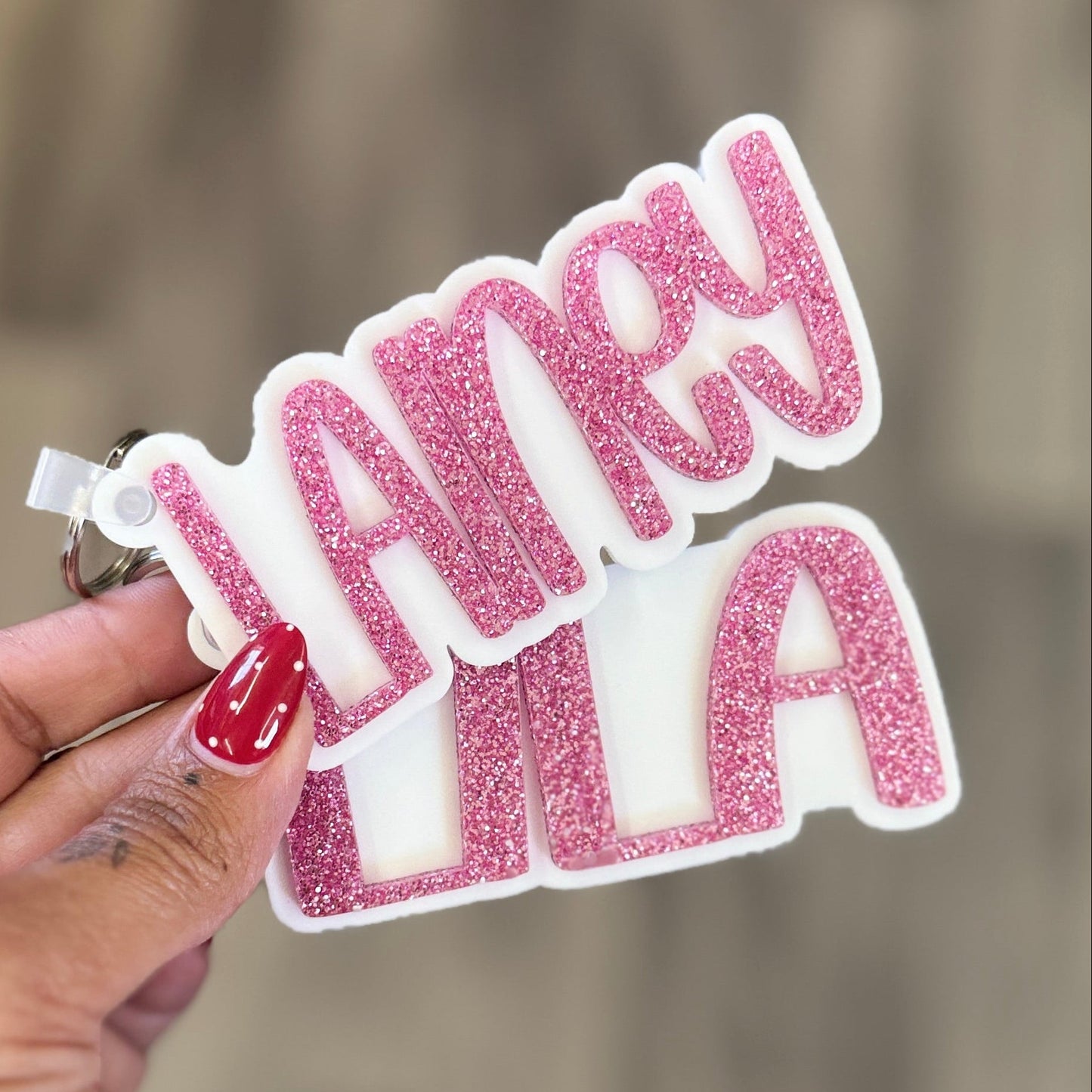 Name Bag Charm / Bag Tag