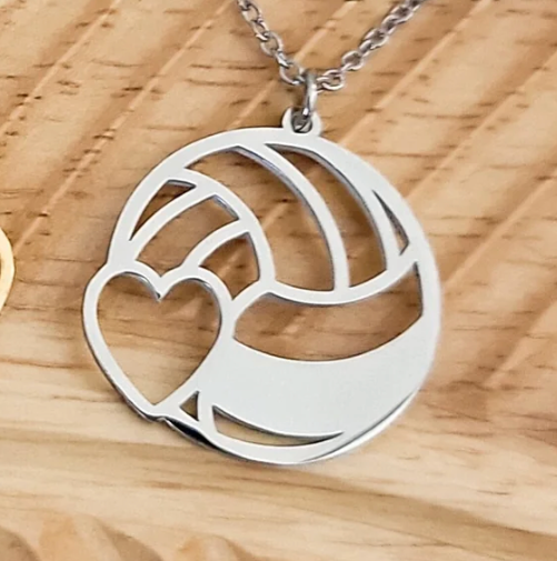 Personalized Volleyball Name Necklace