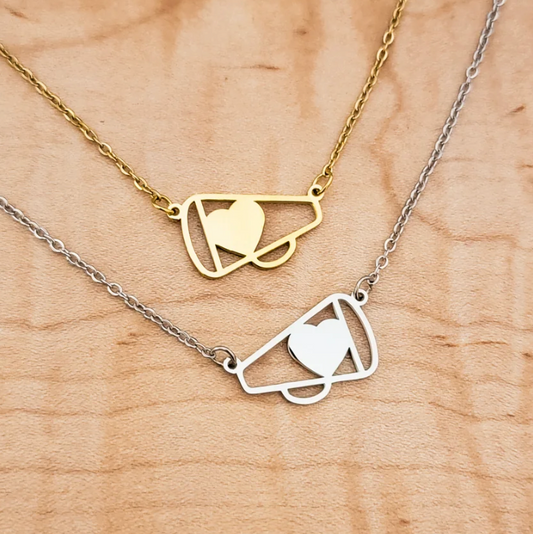 Personalized Megaphone Necklace