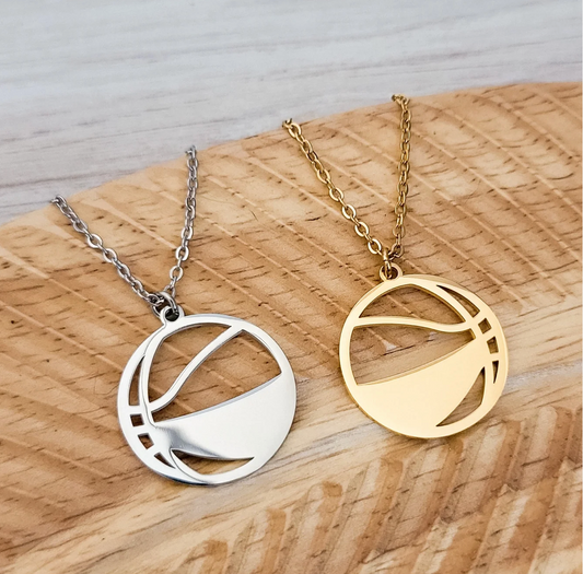 Personalized Basketball Name Necklace
