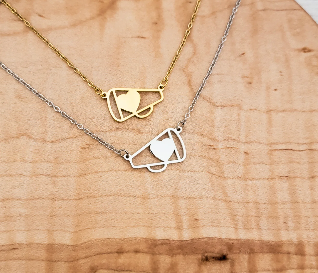 Personalized Megaphone Necklace