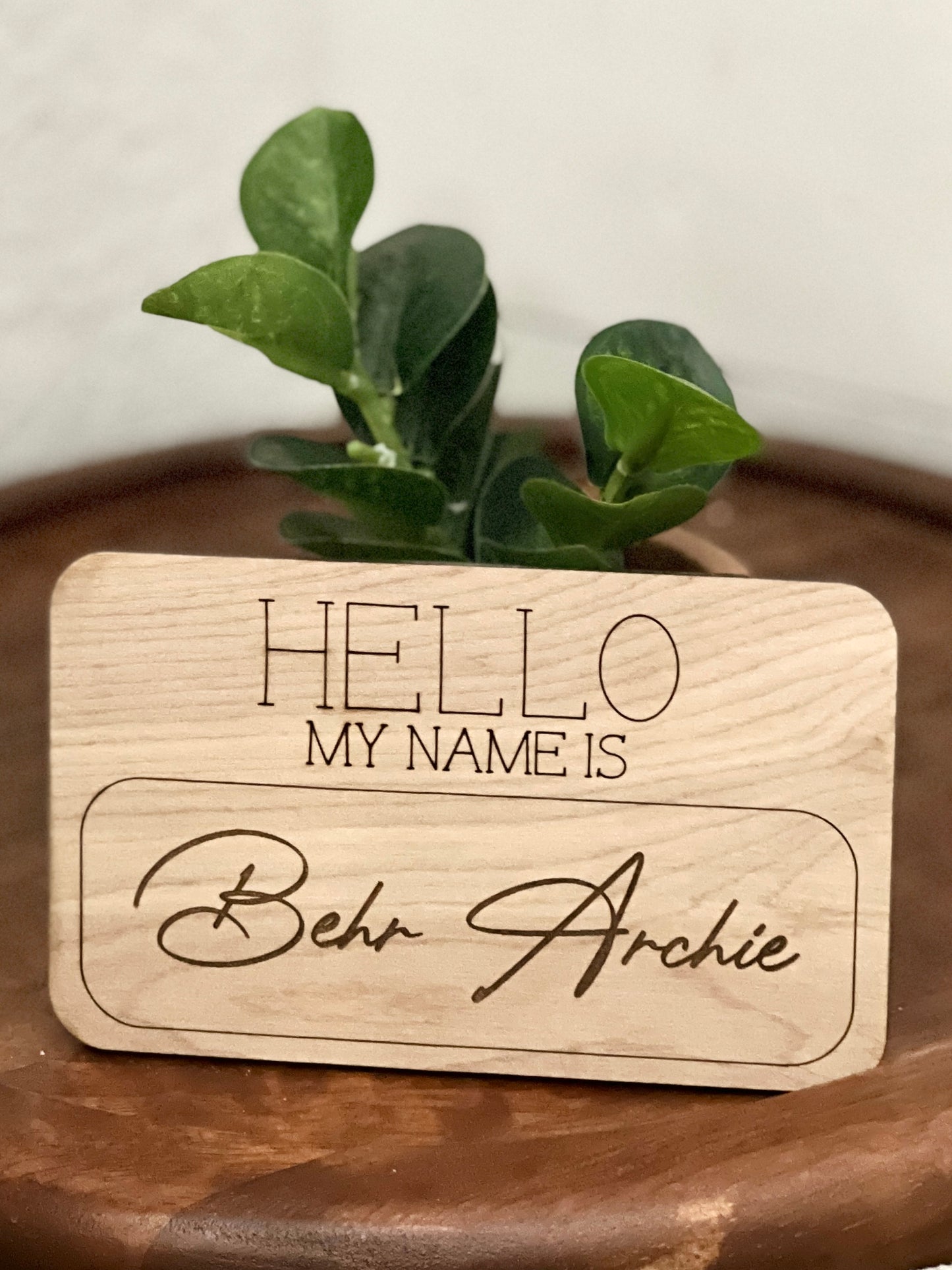 Hello My Name Is…Birth Announcement