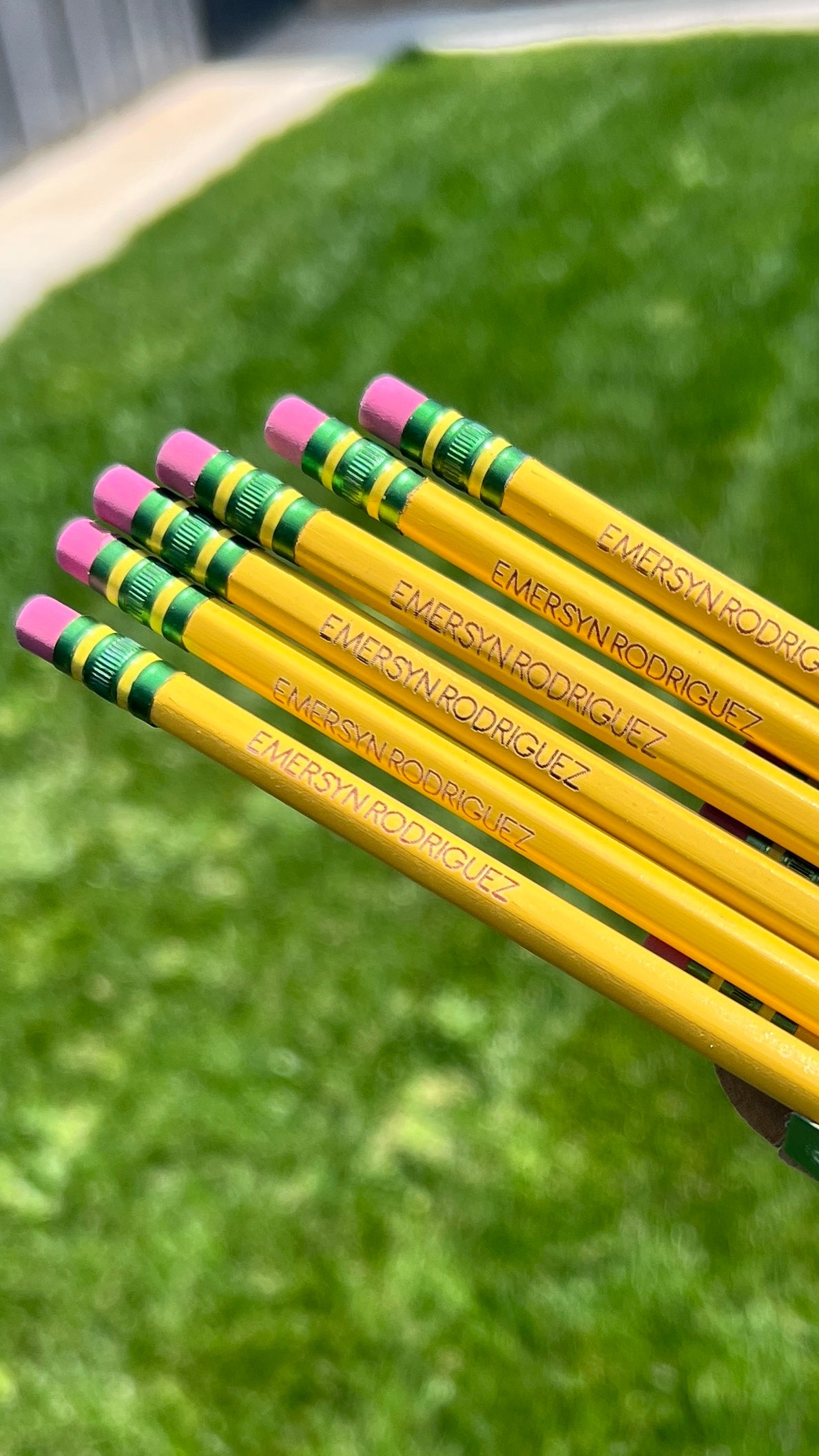 12 Pack - Personalized, Engraved Ticonderoga Pencils