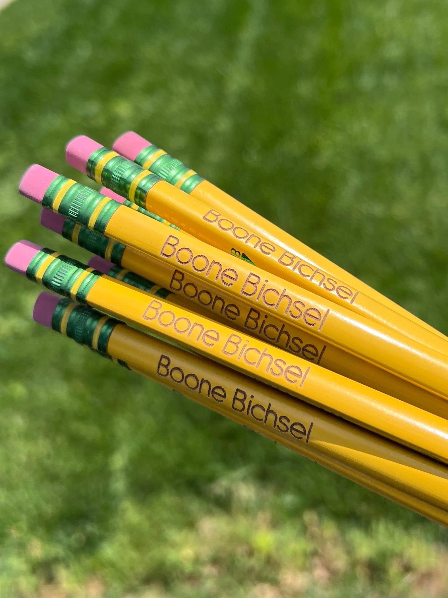 12 Pack - Personalized, Engraved Ticonderoga Pencils